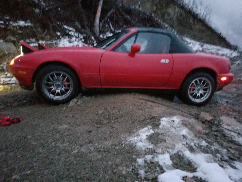 Illustration for article titled Miata vs. Nature - trial of the offroadster